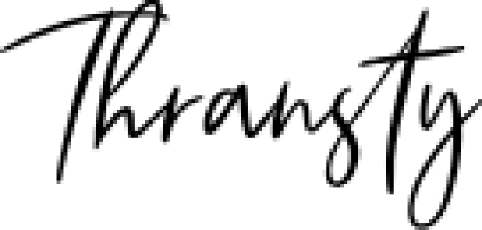 Thransty Handwritten Scrip Font Preview