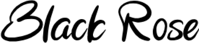 Black Rose Font Preview