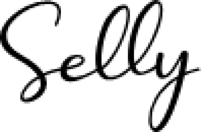 Selly Calligraphy Font Preview