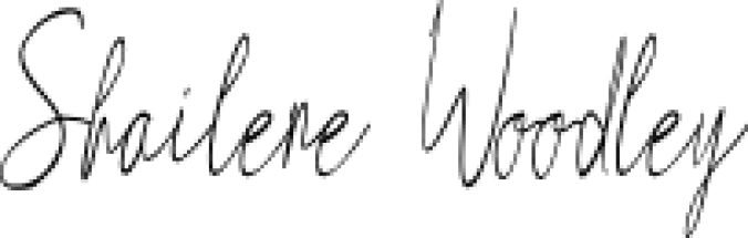 Shailene Woodley Font Preview