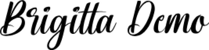 Brigitta Scrip Font Preview