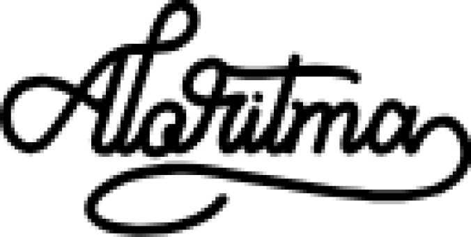 Aloritma Font Preview