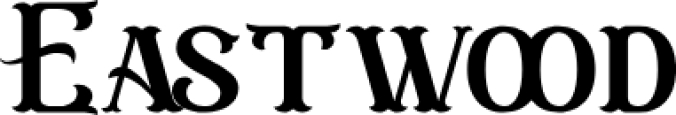Eastwood Font Preview
