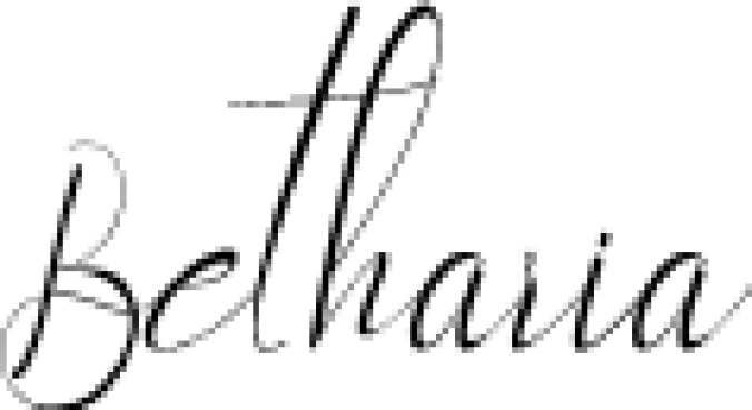 Betharia Font Preview