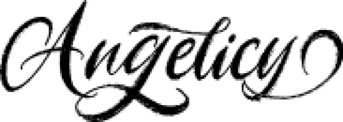 Angelicy Font Preview