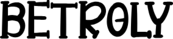 BETROLY Font Preview