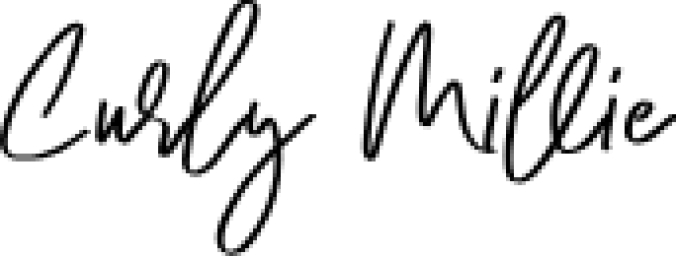 Curly Millie Font Preview