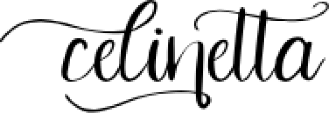 Celinetta Scrip Font Preview