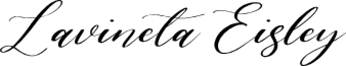 Lavineta Eisley Font Preview
