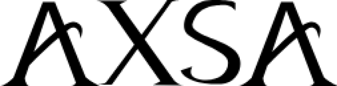 AXSA Font Preview