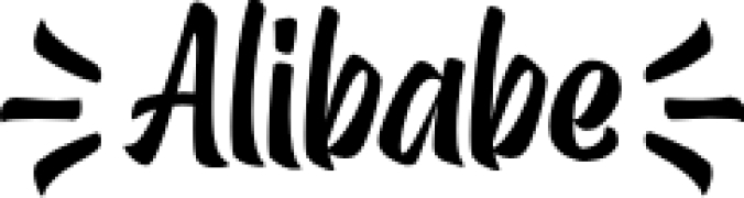 Alibabe Font Preview