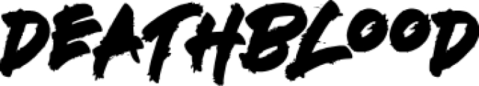 DEATHBLOOD Font Preview