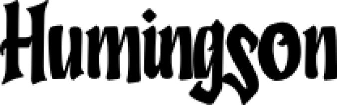 Humings Font Preview