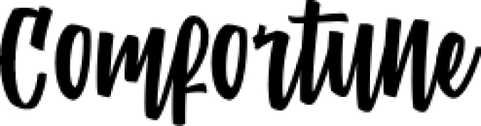 Comfortune Font Preview