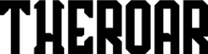 THEROAR Font Preview
