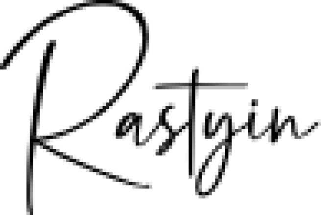 Rastyi Font Preview