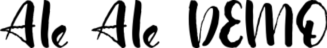 Ale Ale Font Preview