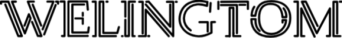 Welingtom Font Preview