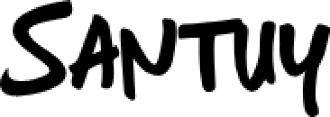 Santuy Font Preview