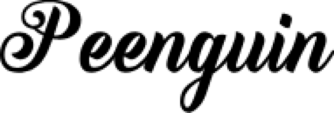 Peengui Font Preview