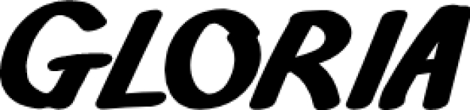 Gloria Font Preview