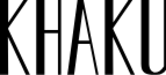 Khaku Font Preview