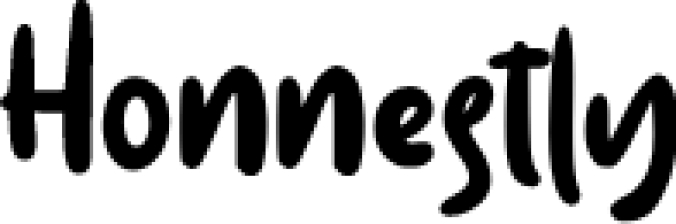 Honnestly Font Preview