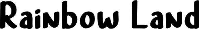 Rainbow Land Font Preview
