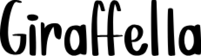 Giraffella Font Preview