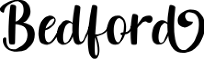Bedford Font Preview
