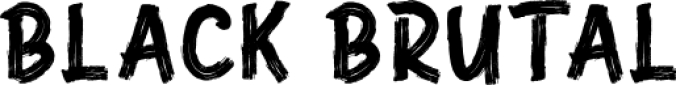 BLACK BRUTAL Font Preview