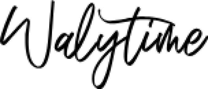 Walytime Font Preview