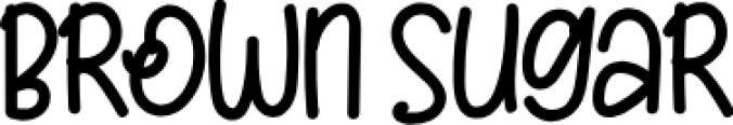 Brown Sugar Font Preview