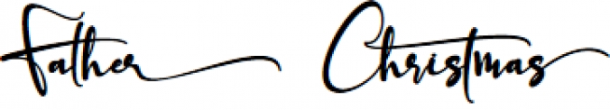 Father Christmas Font Preview