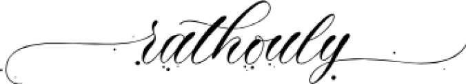 Rathouly - Font Preview
