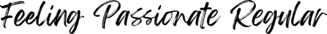 Feeling Passionate Font Preview