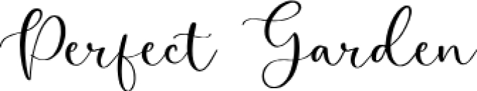 Perfect Garde Font Preview