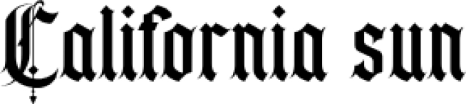 California su Font Preview