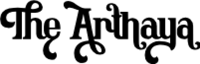 The Arthaya Font Preview