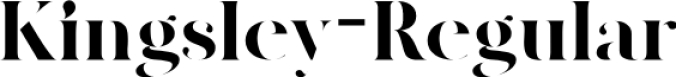 Kingsley Font Preview