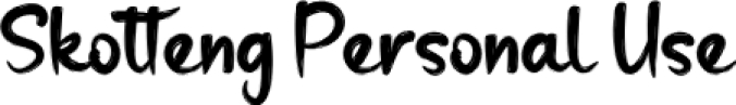 Skotteng Font Preview