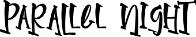 Parallel Nigh Font Preview