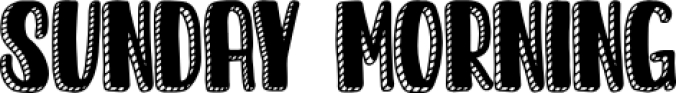 Sunday Morning Font Preview