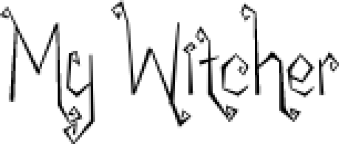 My Witcher Font Preview