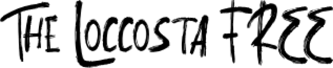 The Locosta Font Preview