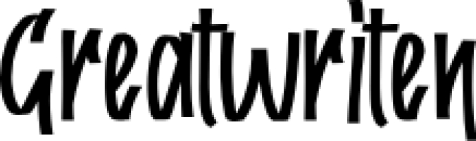Greatwrite Font Preview