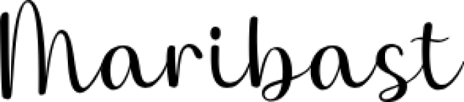 Maribas Font Preview