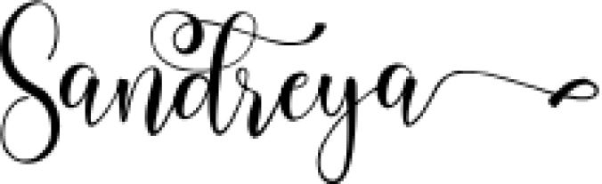 Sandreya Font Preview