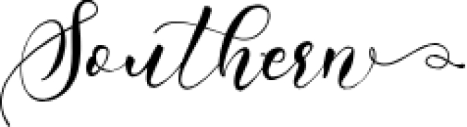 Souther Font Preview