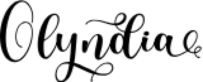 Olyndia Font Preview